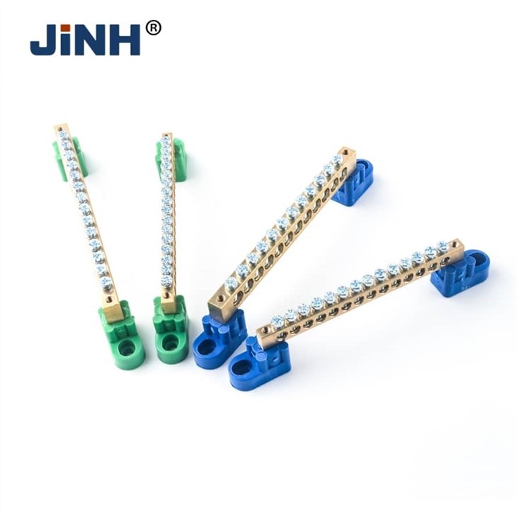 Rail Installed Earthing Copper Terminal