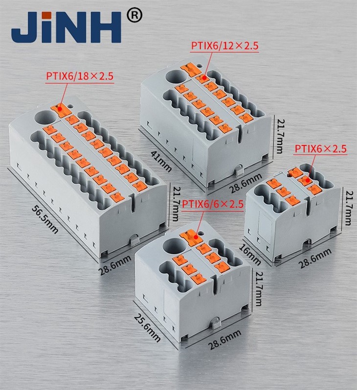 JHPTX6/6-2.5 Terminal Block Strip